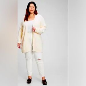 Gap Open-Front Long Cardigan